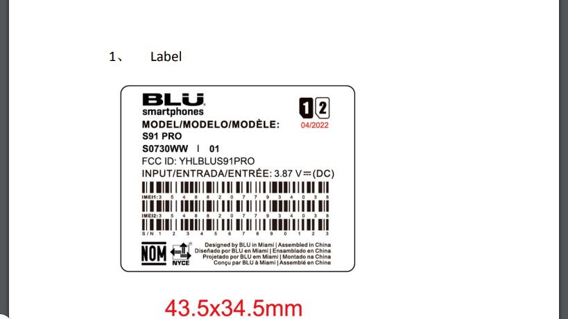 BLU S91 Pro manual / User Guide